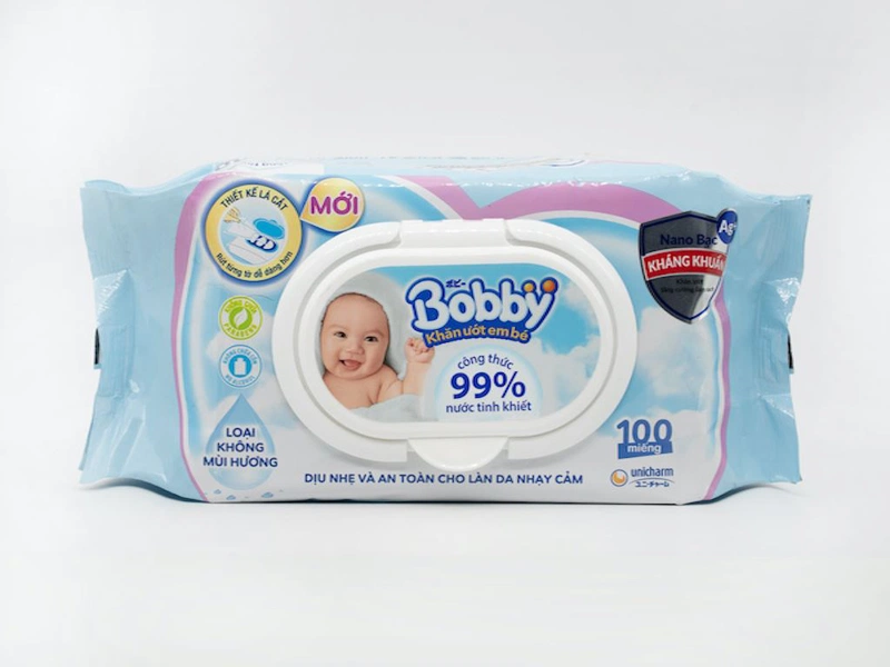 Khăn ướt cho trẻ sơ sinh Bobby