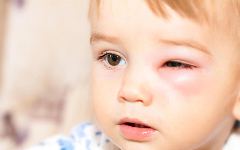 Trẻ sơ sinh mắt bị ghèn phải làm sao? 1