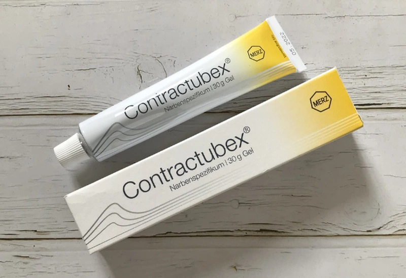 Trị sẹo lồi mới hình thành với kem trị sẹo Contractubex