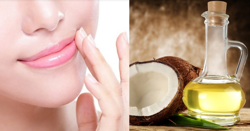 Dầu dừa có tác dụng trị thâm môi hiệu quả.