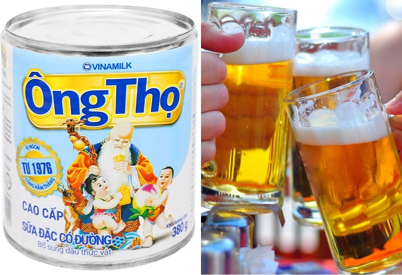 uống bia với sữa ông thọ có tăng cân không 1