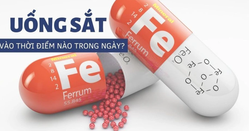 Uống bổ sung sắt đúng cách. Thời điểm nào uống sắt tốt nhất trong ngày? 3