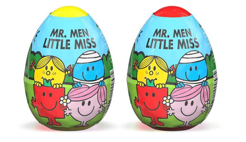 Kẹo trứng đồ chơi Mr. Men Little Miss Surprise Egg Relkon