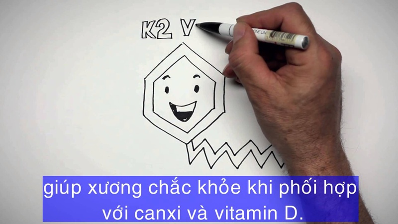Vai trò của vitamin K2 rất tốt cho người bị loãng xương.