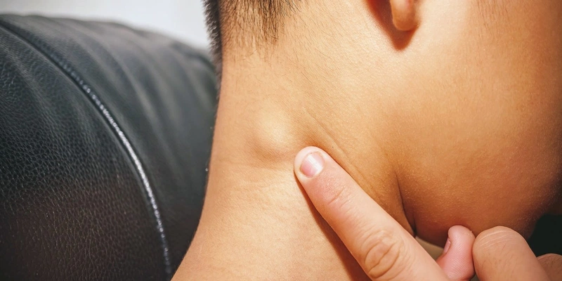 Hạch có thể phát triển từ kích thước nhỏ như mụn đến kích thước lớn hơn rất nhiều