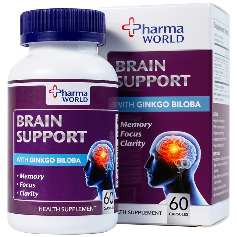 Viên uống PharmaWorld Brain Support
