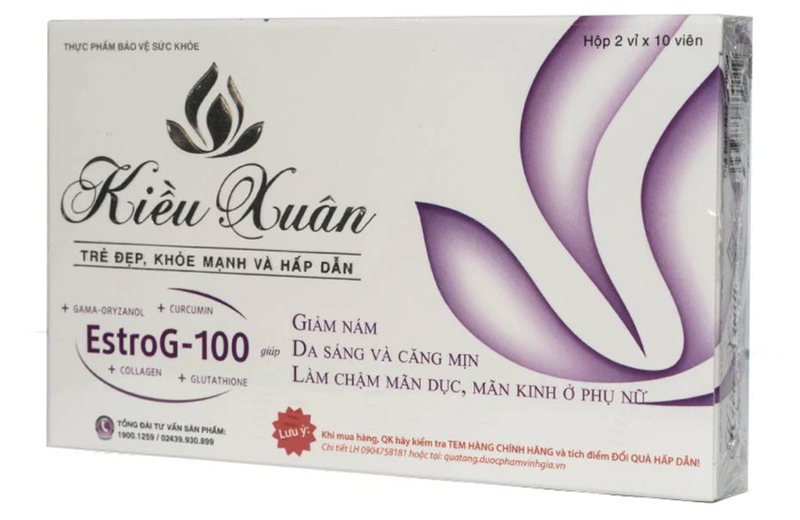 Viên uống Kiều Xuân giá bao nhiêu?
