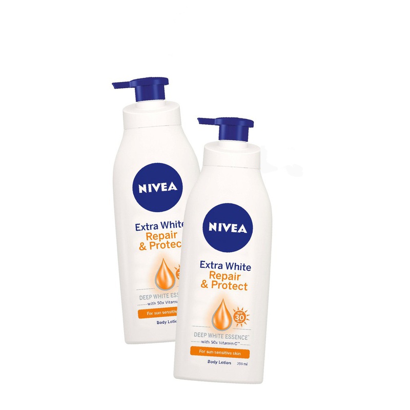 Sữa dưỡng thể dưỡng trắng Nivea giúp phục hồi & chống nắng SPF 30 giúp phục hồi và làm trắng da từ sâu