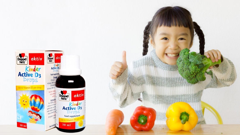 Nên cho trẻ sơ sinh uống Vitamin D loại nào: Siro Kinder Active D3