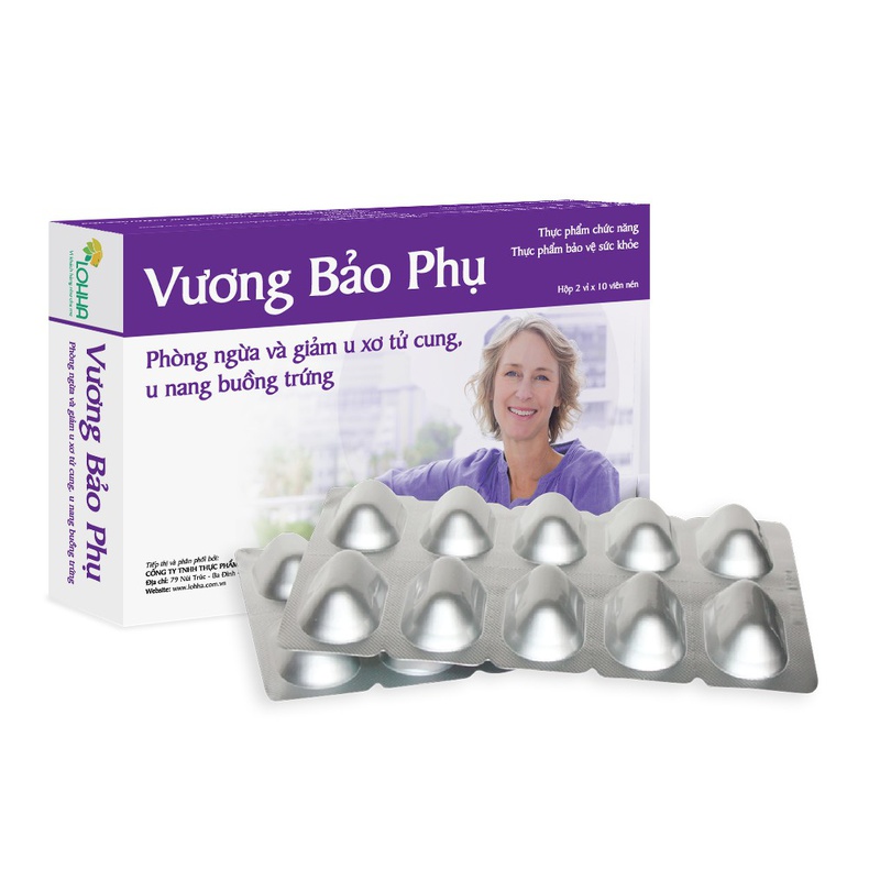 VIÊN PHÒNG NGỪA U XƠ TỬ CUNG VƯƠNG BẢO PHỤ LOHHA 20 VIÊN