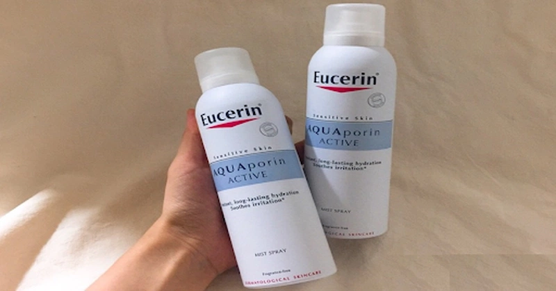 Thật sự xịt khoáng eucerin hyaluron review có như lời đồn?