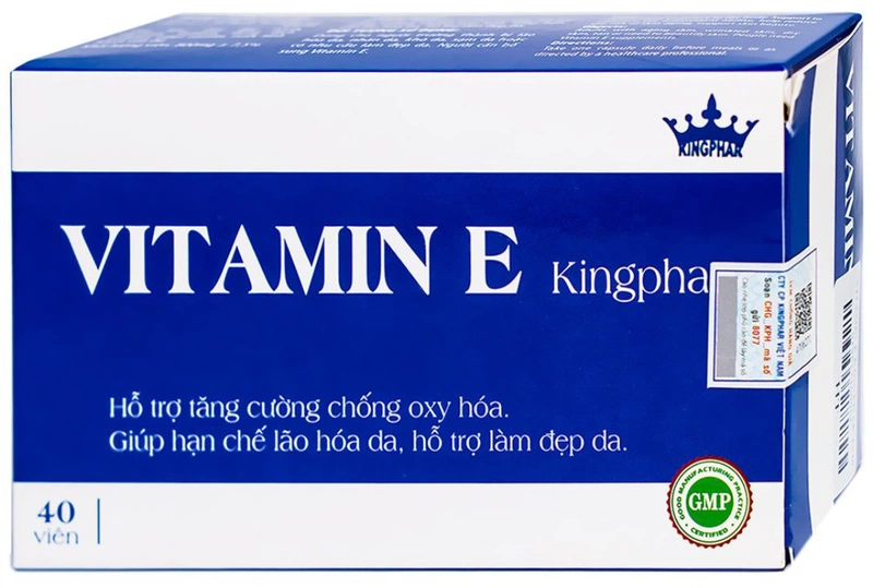 Viên Uống Bổ Sung Vitamin E Kingphar 4X10 Viên
