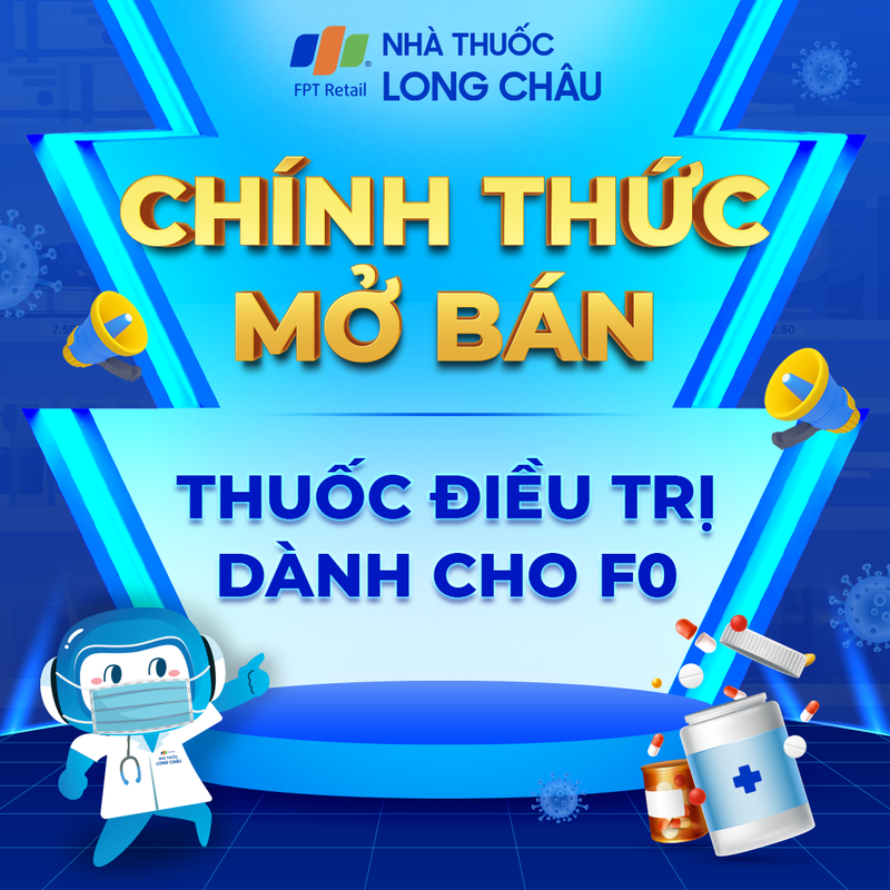 FPT Long Châu chính thức mở bán thuốc trị COVID-19 Molnupiravir1