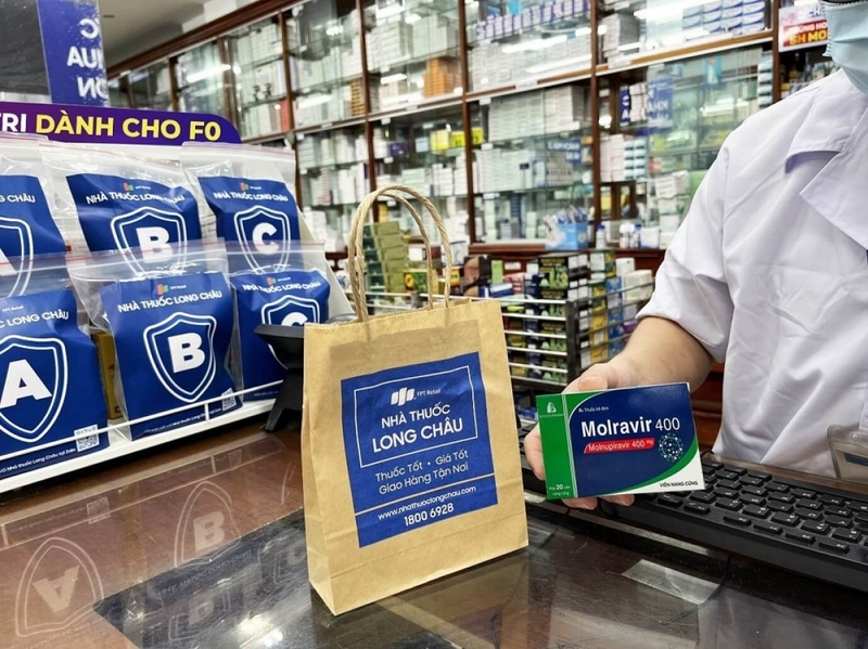 FPT Long Châu chính thức mở bán thuốc trị COVID-19 Molnupiravir2