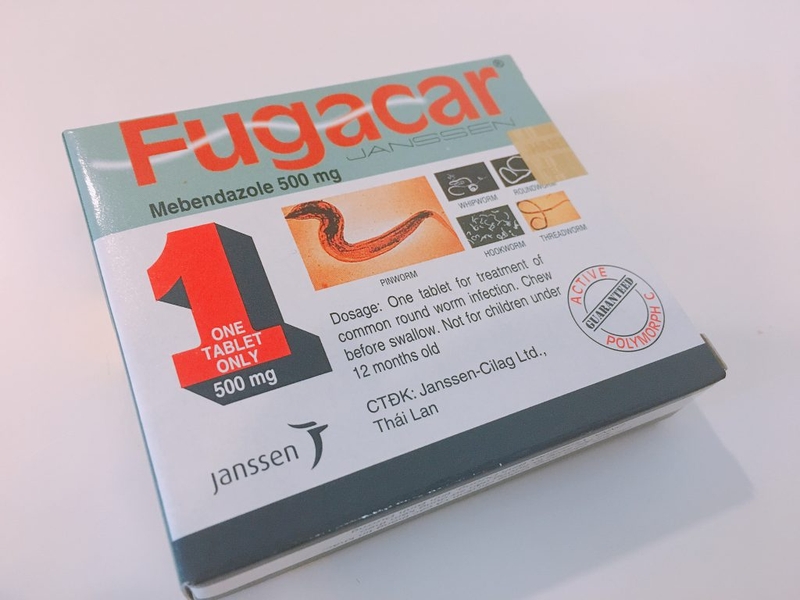 Fugacar uống lúc nào? Cần lưu ý gì khi uống thuốc tẩy giun Fugacar 1
