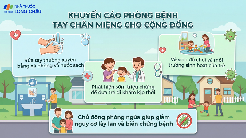 Rửa tay, vệ sinh môi trường và theo dõi trẻ để phòng bệnh hiệu quả