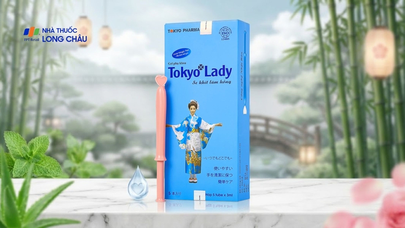 Gel phụ khoa Tokyo Lady điều trị viêm ngứa, huyết trắng, se khít