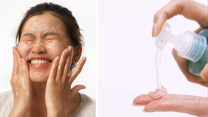 Chọn gel rửa mặt hay sữa rửa mặt nên căn cứ vào đặc điểm làn da