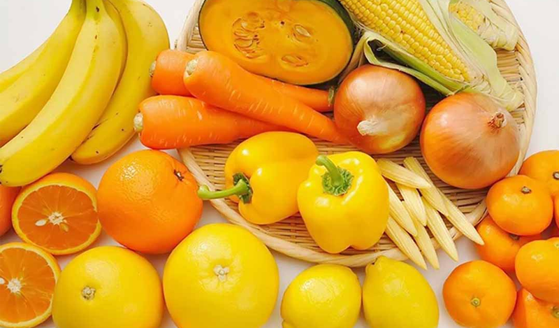 Màu cam của rau củ thường là carotenoid