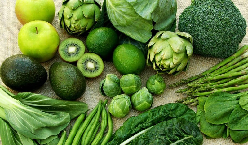 Rau củ màu xanh đậm có tác dụng chống oxy hóa