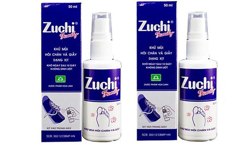 Xịt khử mùi Zuchi vô cùng chất lượng để loại bỏ mùi hôi tại một số bộ phận trên cơ thể