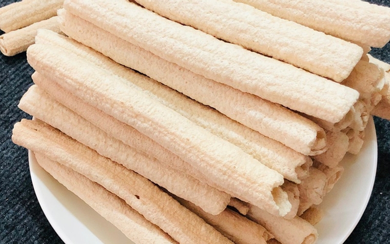 Bánh ống gạo lứt thích hợp cho người giảm cân