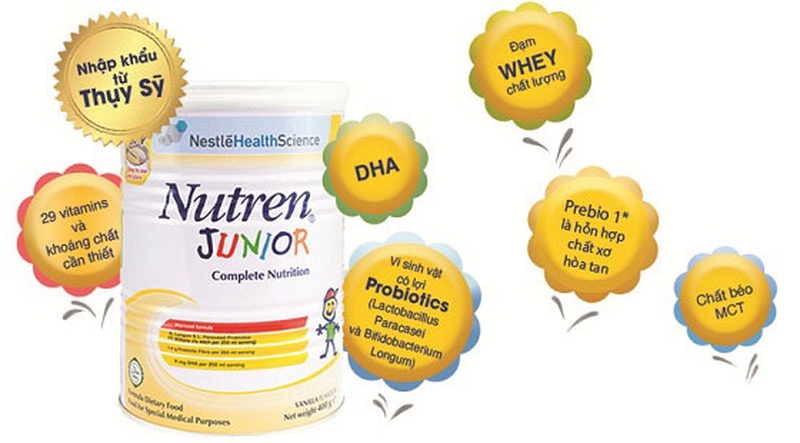 Giải đáp thắc mắc: Sữa Nutren Junior có ngọt không?3