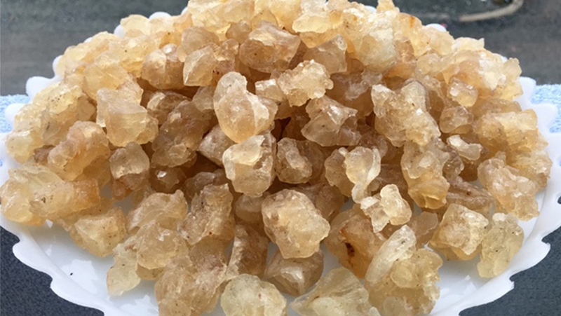 Mủ trôm được sử dụng rộng rãi làm chất kết dính trong lĩnh vực dược phẩm và công nghiệp