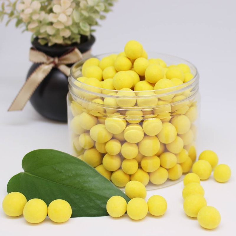 Viên nghệ mật ong có vị ngọt nhẹ của mật ong kết hợp với tinh bột nghệ rất dễ uống