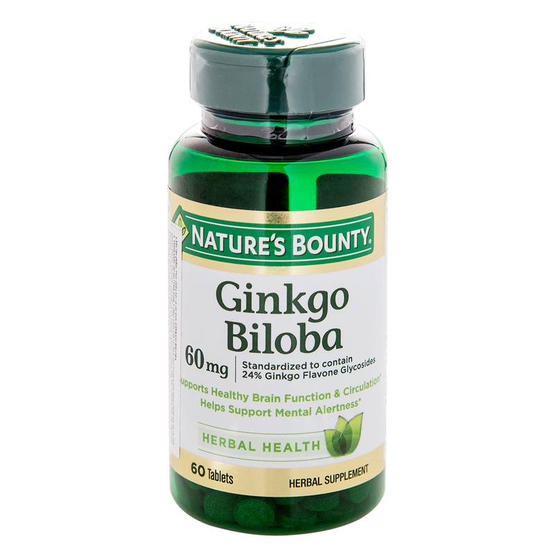Thuốc bổ não Nature’s Bounty Ginkgo Biloba