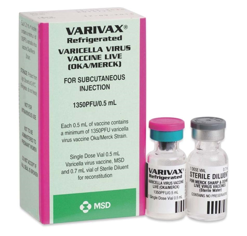 Vacxin thủy đậu Varivax tiêm mấy mũi? 2