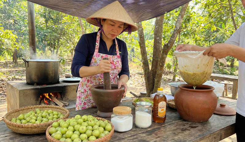 Quả me rừng được dùng trong nấu ăn
