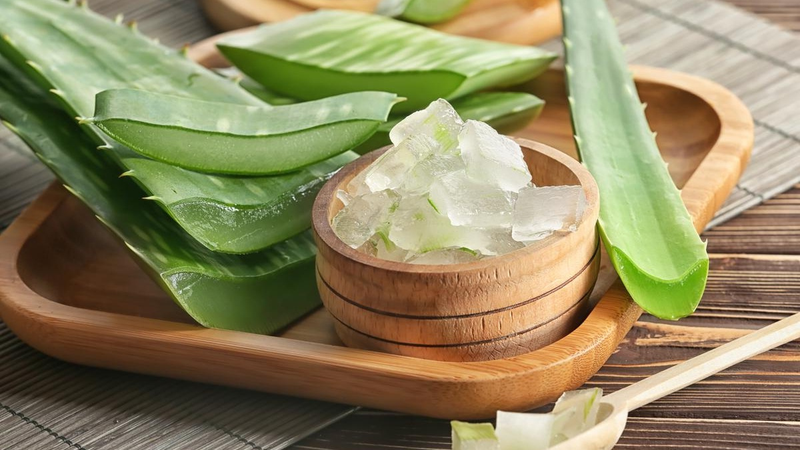 Giảm mụn trong mùa mưa với mặt nạ nha đam và mật ong 3