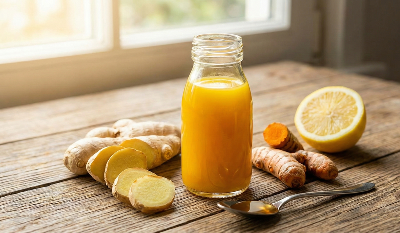 Ginger shot là nước ép gừng tươi thường pha thêm nguyên liệu tự nhiên khác để tăng lợi ích sức khỏe