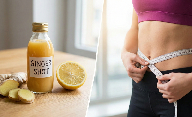 Ginger shot giúp hỗ trợ giảm cân tự nhiên và an toàn