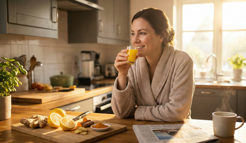 Thưởng thức ginger shot vào buổi sáng sớm giúp hấp thu dưỡng chất tốt nhất