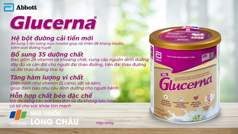Glucerna Abbot dành cho người tiểu đường