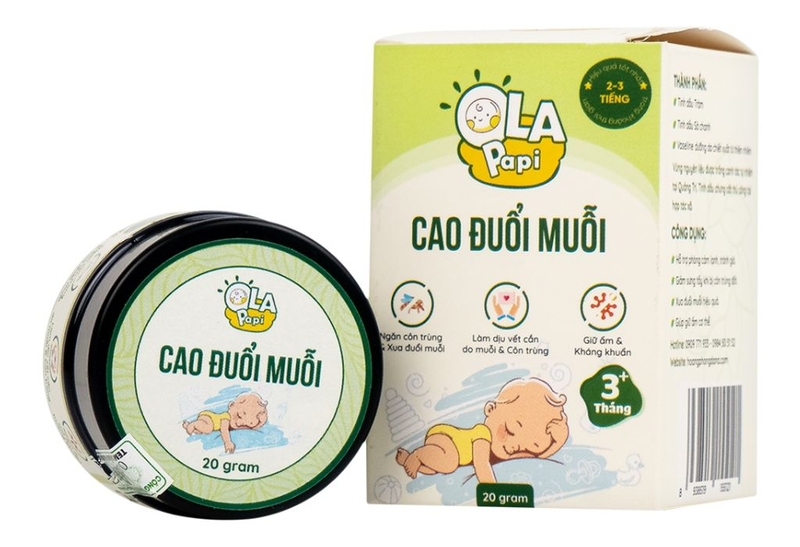 Góc giải đáp: Dùng cao đuổi muỗi cho trẻ có hiệu quả? 1