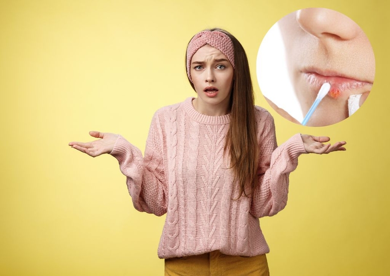 Góc giải đáp xăm môi bị chảy nước vàng có sao không và cách xử trí đúng3