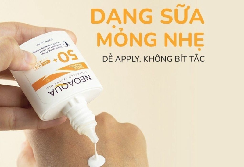 Góc làm đẹp: Chống nắng dạng sữa Neoaqua có gì hot? 3