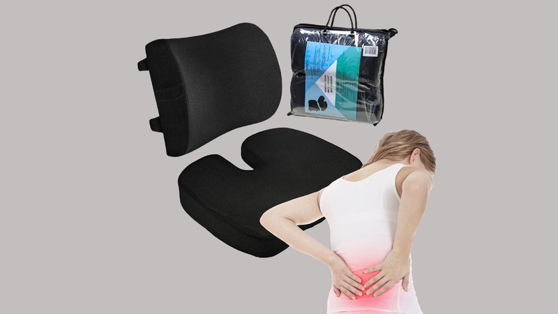 Gối kê lưng giúp nâng đỡ vùng thắt lưng khi ngồi