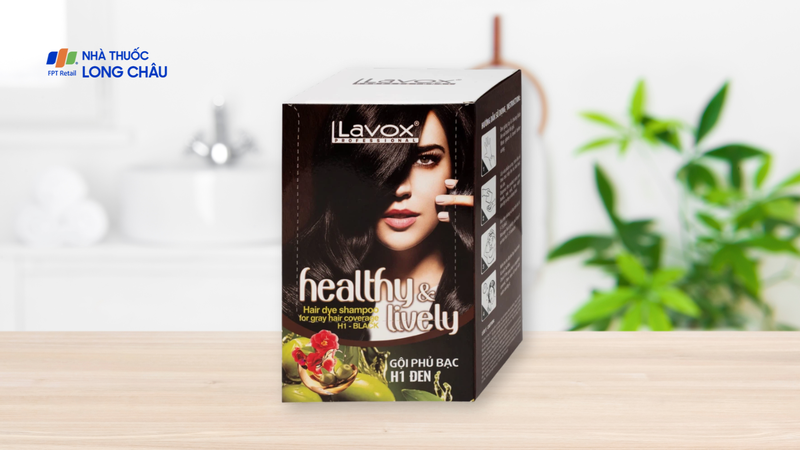 Dầu gội phủ bạc Lavox H1 (màu đen)