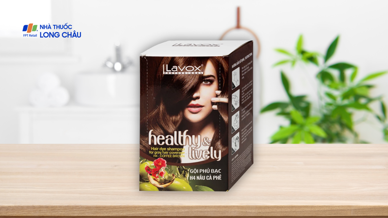 Dầu gội phủ bạc Healthy&Lively Lavox