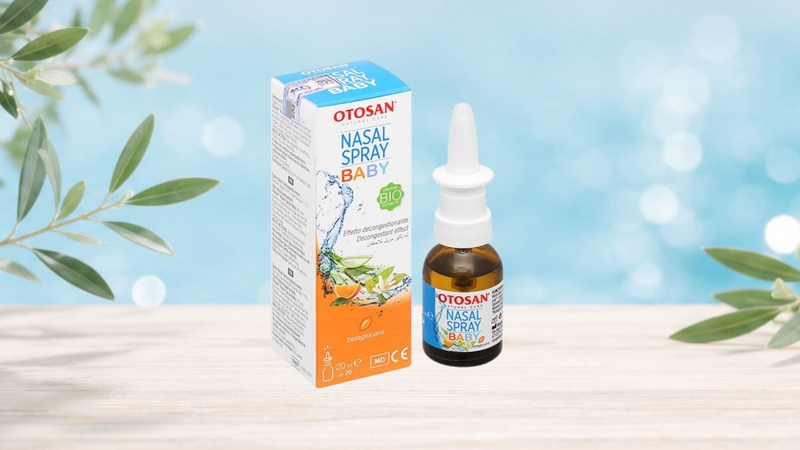 Otosan Nasal Spray Baby không chứa corticoid