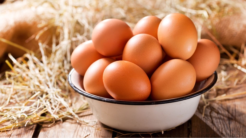 Trứng gà có hàm lượng dinh dưỡng cao