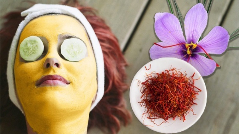 Gợi ý những loại mặt nạ kết hợp cùng nhụy hoa nghệ tây 2
