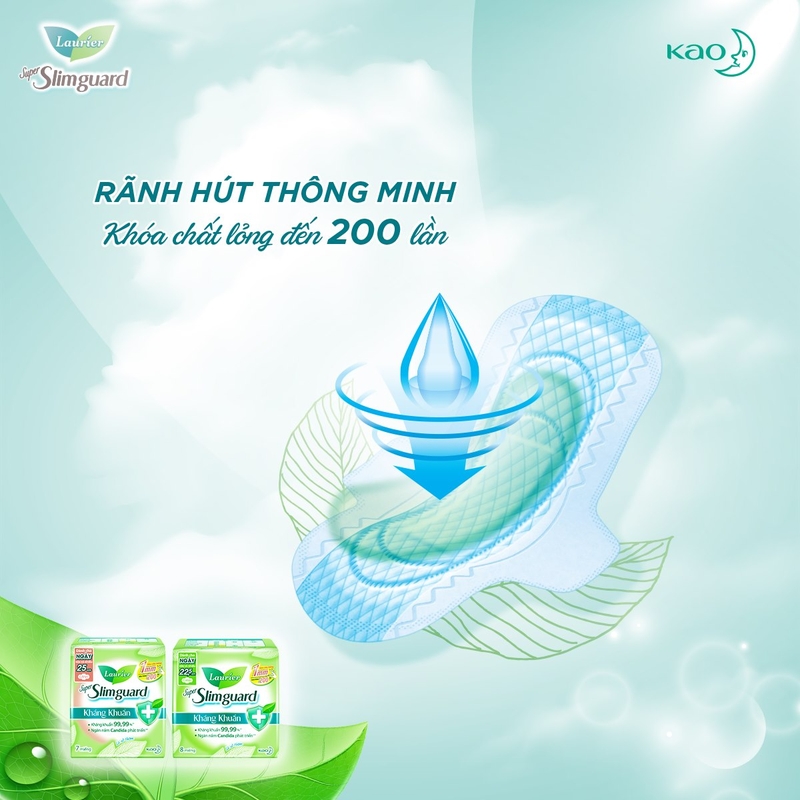 Băng vệ sinh Laurier Super Slimguard