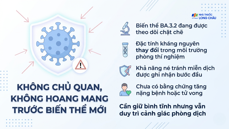 Khuyến cáo người dân không nên chủ quan trước biến thể mới