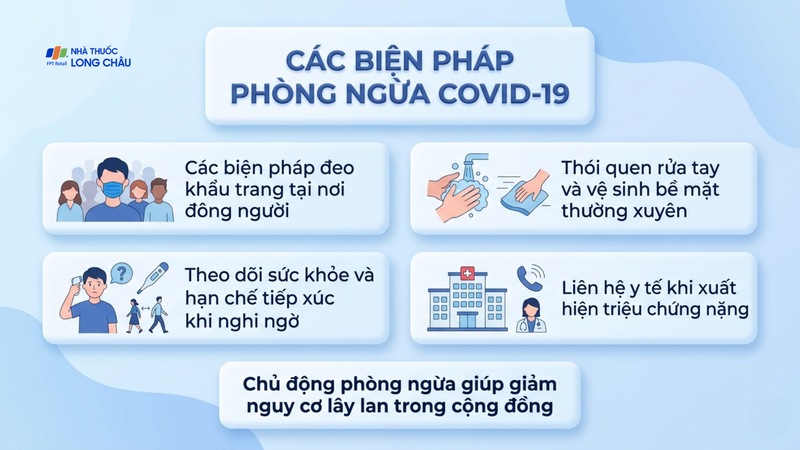 Mỗi người nên chủ động phòng ngừa bệnh nhằm hạn chế nguy cơ lây nhiễm