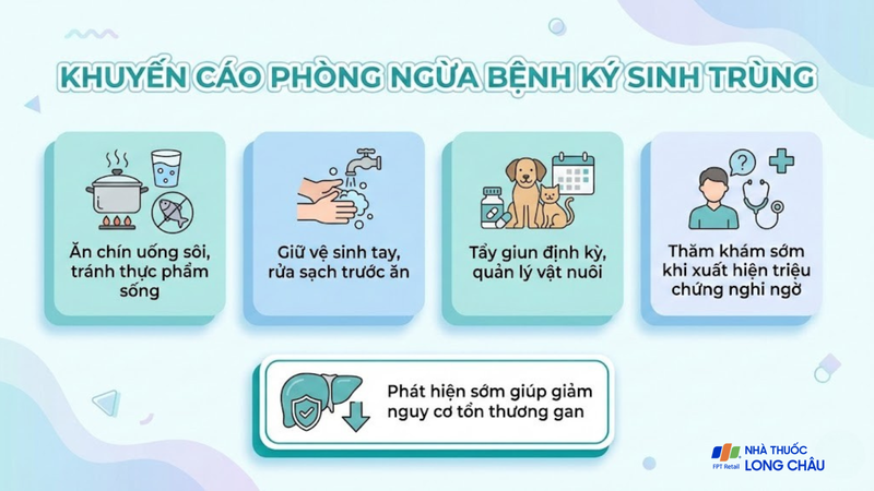 Khuyến cáo phòng ngừa bệnh ký sinh trùng